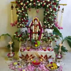 Indoor Home Temple Decoration (3x4 ft)