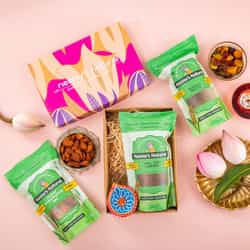Festive Hamper with Dry Fruit Namkeen, Almonds & Mixed Fruits