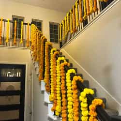 Marigold Staircase & Balcony Decoration